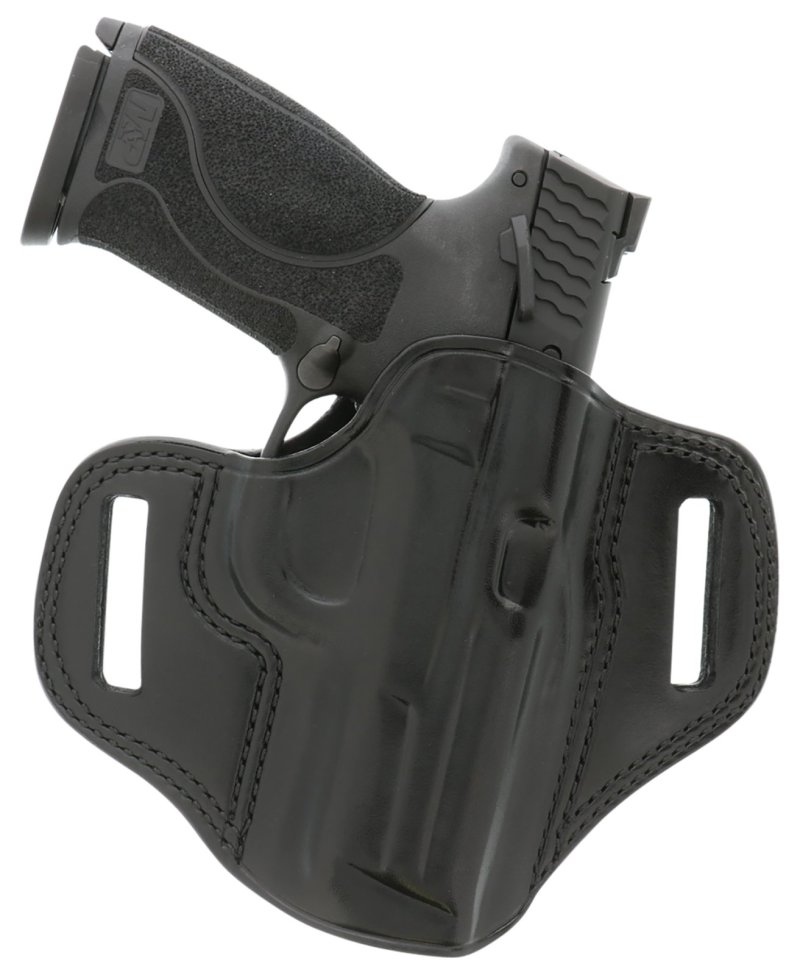 Galco CM226B Combat Master Black Leather Holster for Glock/CZ Pistol