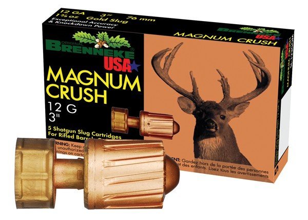 Brenneke SL123CMR Magnum Crush 12Ga 3" 1.5oz Slug 5 Rounds