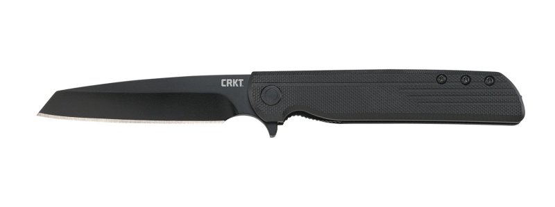 CRKT 3802K LCK+ 3.33" Flip Open Knife, IKBS Bearing, Nylon Scales