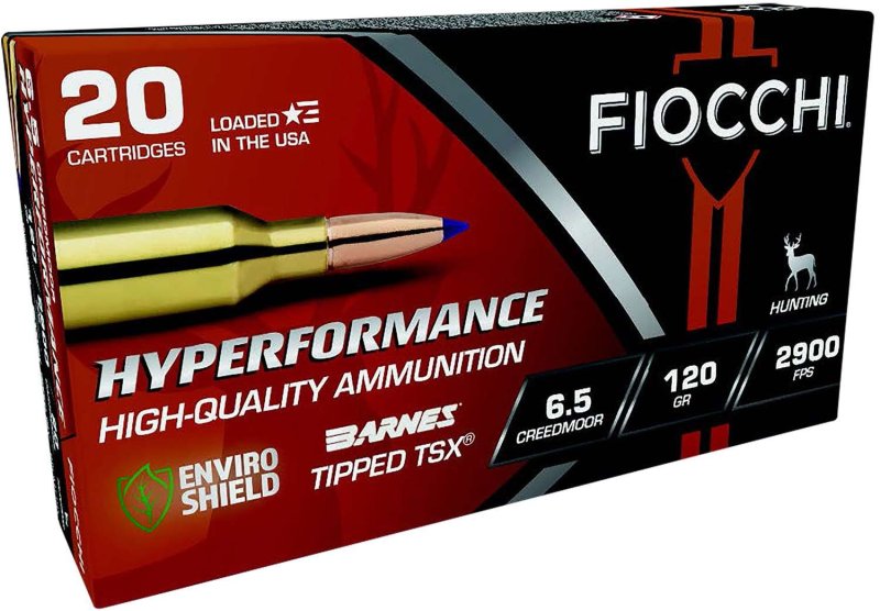 Fiocchi 65CMTTSX 20rd Hyperformance Barnes Tipped TSX 120gr