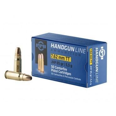 Prvi Partizan PPD7T 7.62x25mm Tokarev 85gr JHP 50 Rounds