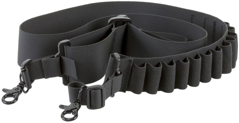 AIM Sports DSBS1 Deluxe Black Nylon Bandolier 14-Shells