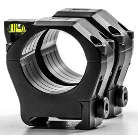 Zeiss Ultralight High Rings 30mm w/ Level - Aluminum 7075-T6 - Mil-Spec Type III Matte Black - 4.41 oz.