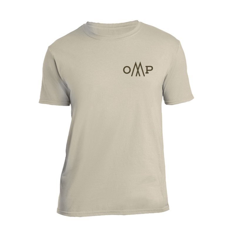 October Mountain Tradition Tee Sand XL Short-Sleeve 100% Cotton