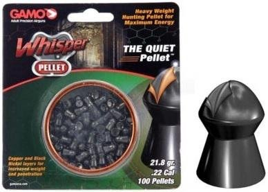 Gamo 632272354 .22 Cal High-Weight Copper-Coated Pellet 100ct