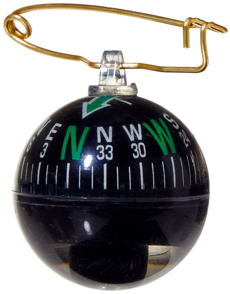 Allen Ball Shaped Pin On Compass Black 484