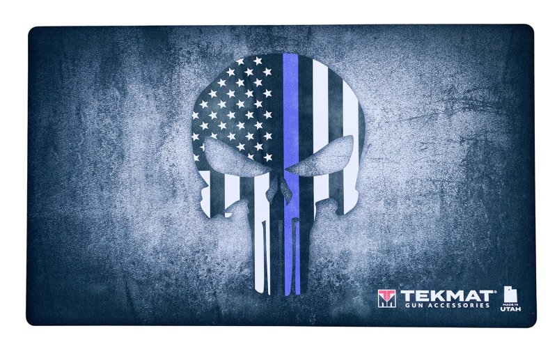 TekMat TEK42BLUELINE Blue Line Punisher Door Mat 25"x42" Rubber