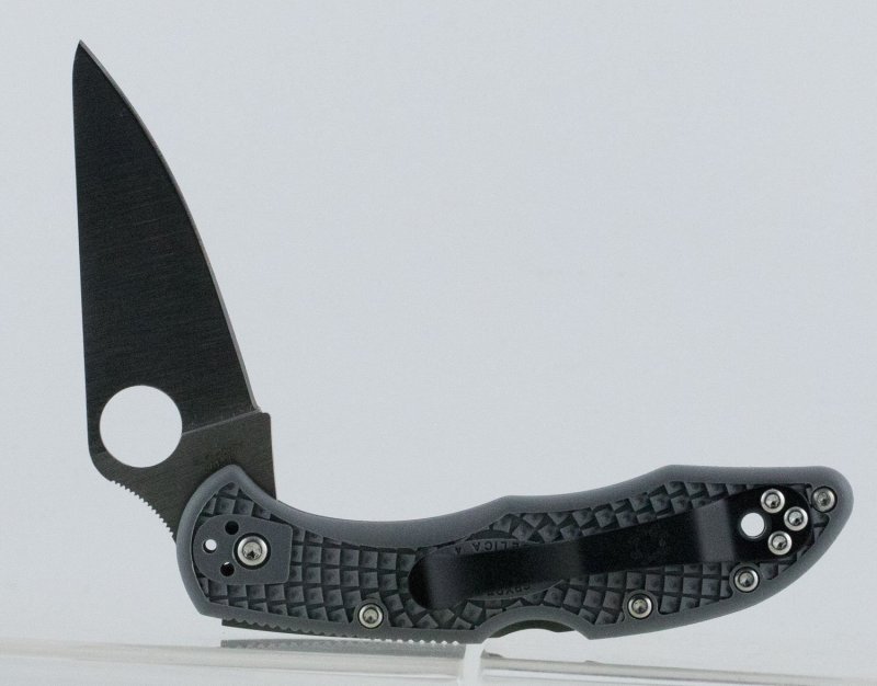 Spyderco Delica 4 Lightweight FRN Gray Flat Ground C11FPGY
