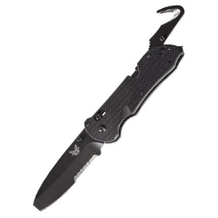 Benchmade 916SBK Triage Blunt Tip Blade, Axis Lock, Black G10 Handle