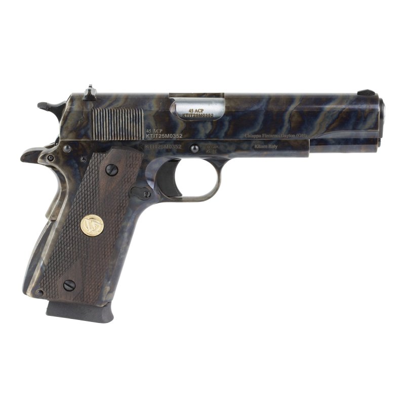 Charles Daly 440191 1911 Field .45ACP 5" Case Colored Ivory Grips
