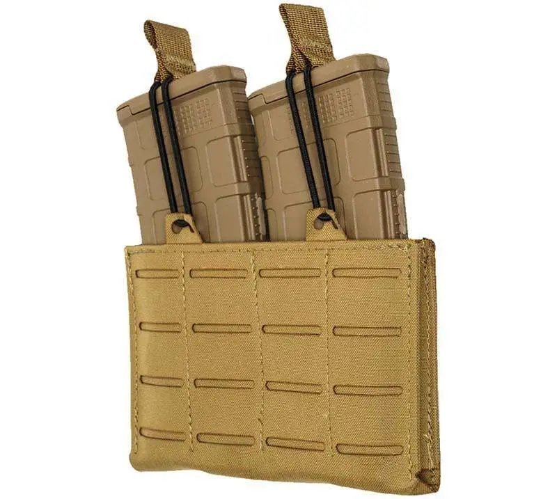 Military Armament Corporation RZR MOLLE Double Rifle Mag Pouch Coyote