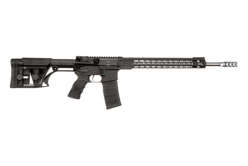 Armalite M-15 Competition AR-15 Semi-Automatic Rifle, .223 Wylde/5.56, 18" Stainless Steel Barrel, Adjustable MBA-1 Stock, Timney 4lb Trigger, 30rd Magpul PMAG, Black Finish