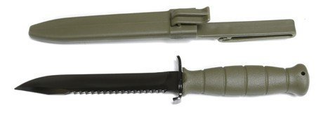 Glock KF039181 Battlefield Green Field Knife with Saw and Sheath