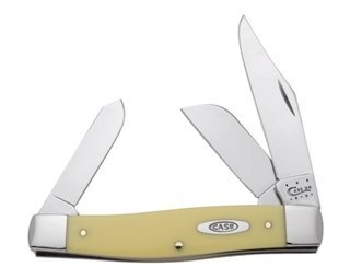 CASE CUTLERY Large Stockman 4.25 In 3-Blade Yellow CV 00203