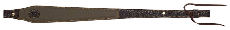 Browning Laredo Gun Sling - Canvas/Leather, Adjustable 25-1/2" to 35-1/2"