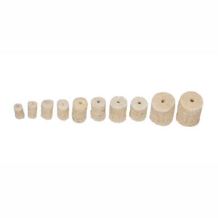 Tipton 40 Caliber Durable Felt Gun Cleaning Pellets, 50 Count, White
