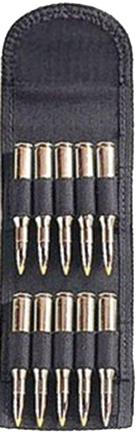 Uncle Mike's Folding Cartridge Carrier 10 Cartridges Nylon Black