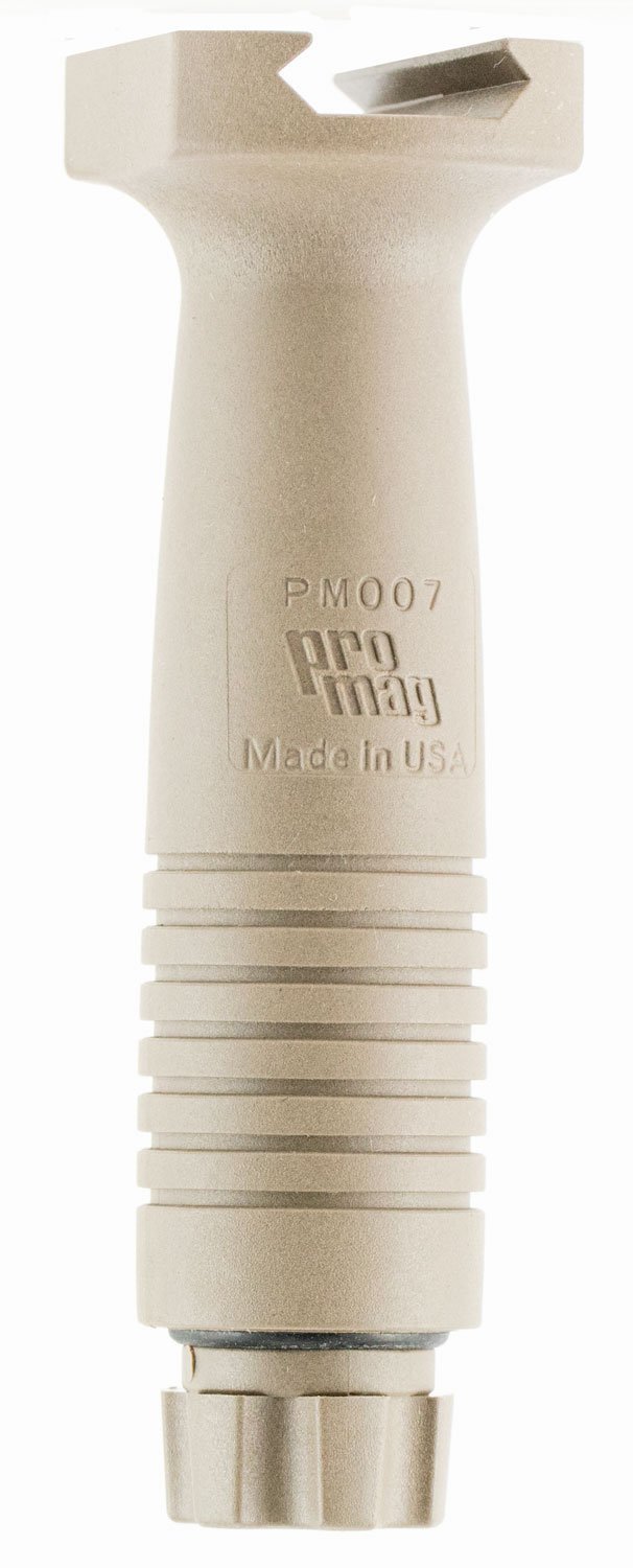 ProMag PM007FDE Swiss Pattern Vertical Foregrip AR-15 FDE Polymer