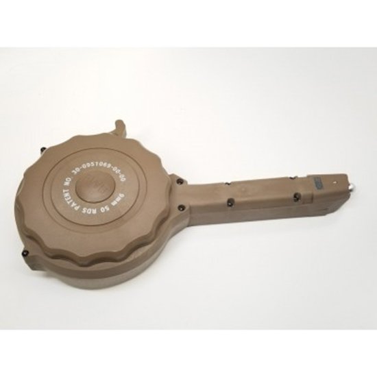 RWB Glock 9mm 50RD Tan Polymer Drum Magazine
