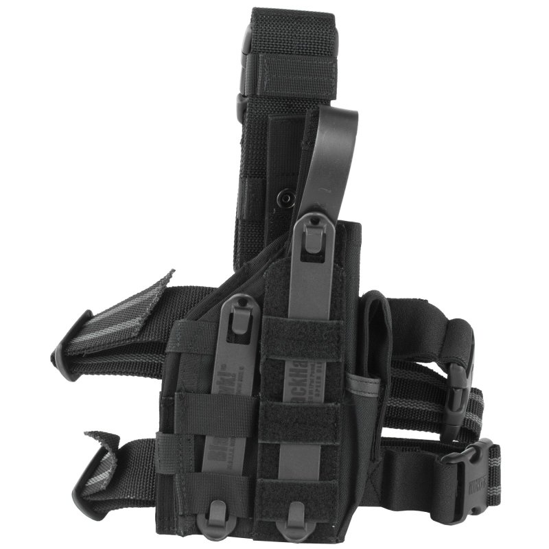 Blackhawk 40MLH1BK Omega VI Ultra Holster, Ambidextrous, Black, Nylon