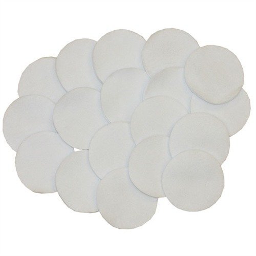 Brownells Round Cotton Flannel Patches 2.25" .35 CAL/20 Ga 1000 Pack