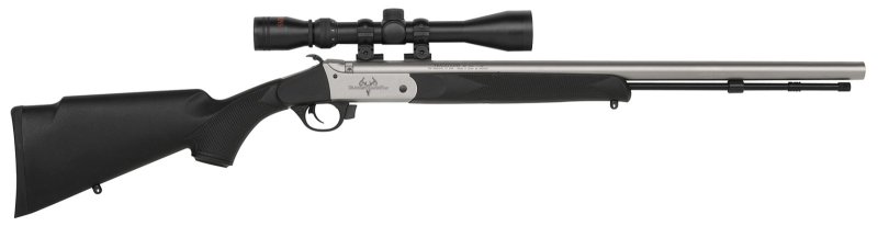 Traditions Buckstalker XT 50Cal 24in Black/SS Cerakote 3-9x40 Scope