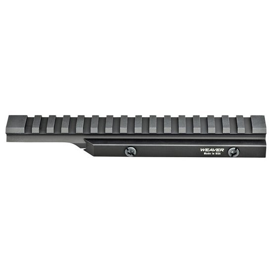 Weaver 99675 AR Flat Top Riser Rail 6061-T6 Aluminum Matte Finish