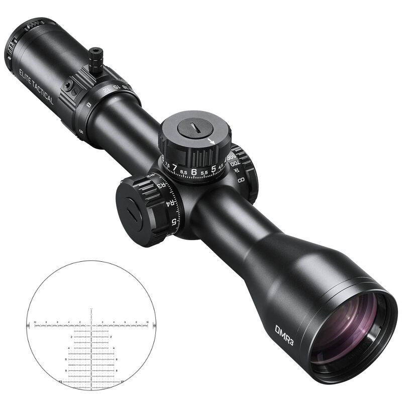 Bushnell Elite Tactical DMR3 3.5-21x50 34mm FFP EQL Black