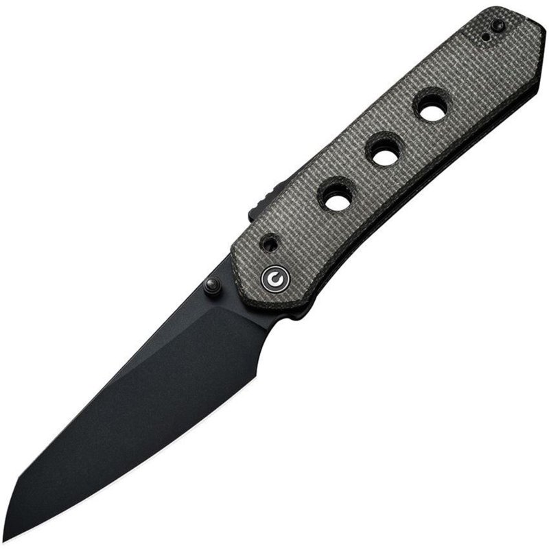 CIVIVI Vision FG Superlock 3.54 In Black Nitro-V Micarta C22036-3