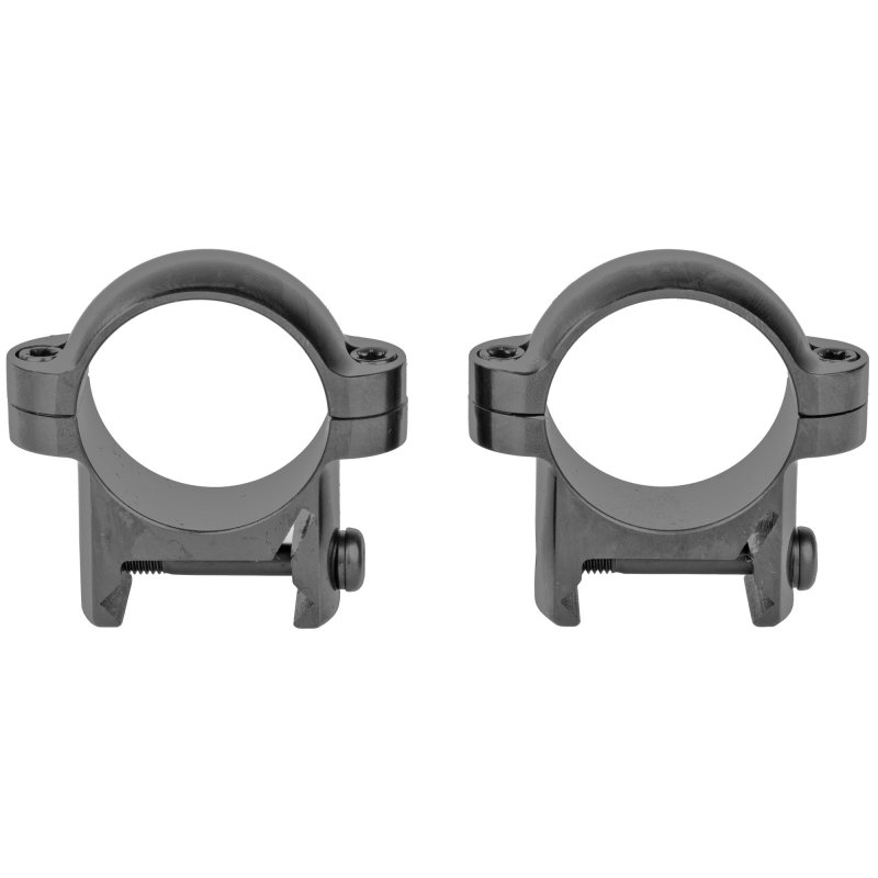 Burris Solid Steel Weaver Zee Rings 1" High Gloss Black 420080