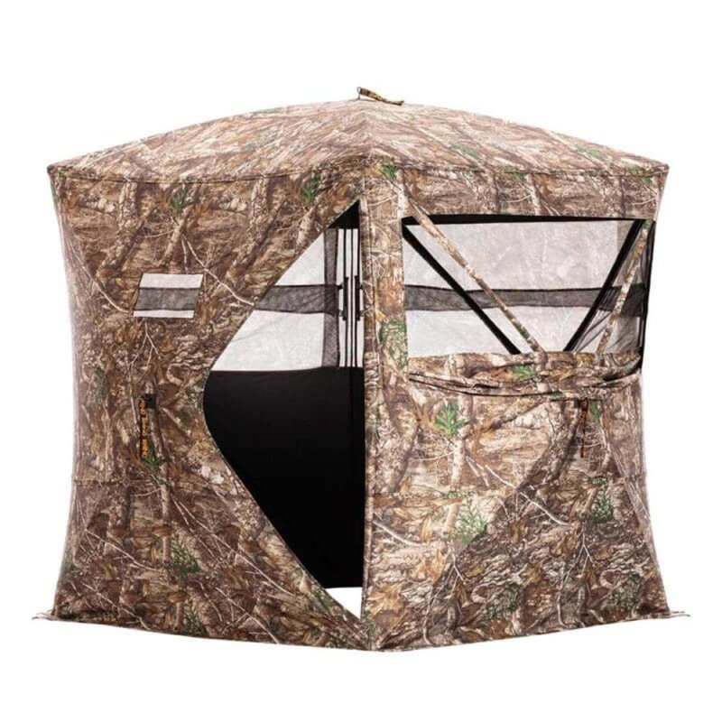 Rhino RB24 Pro Realtree Edge 600D Blind, 60"x60", 71"H, 270 deg View