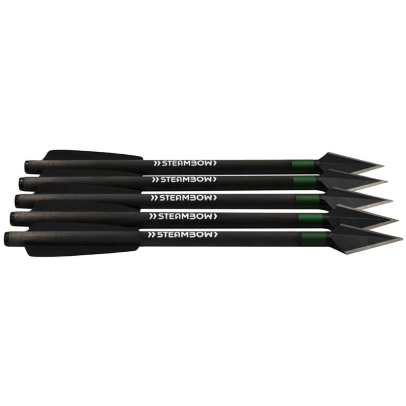 Steambow 642 Carbon Warbolts 5-Pack 6.2x162mm 11.3g Steel Point