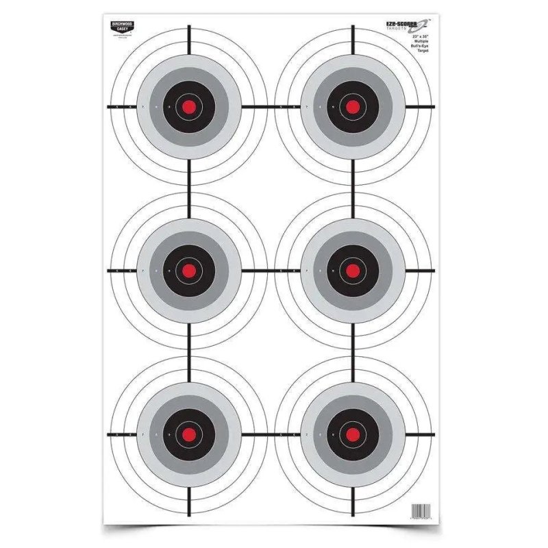 Birchwood Casey 37037 EZE-Scorer Bullseye Paper Hanging Universal 23"...
