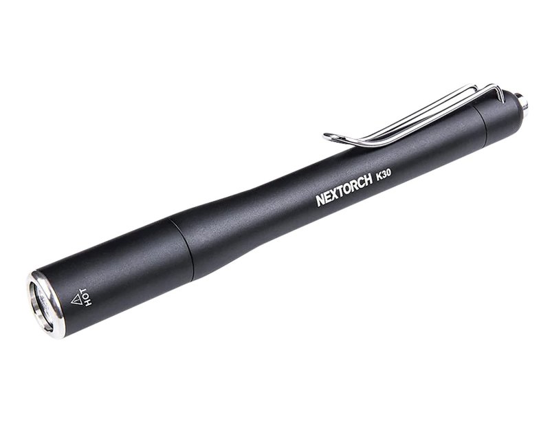 NEXTORCH K30 Li-Ion LED Penlight Black Aluminum 850 Lumens