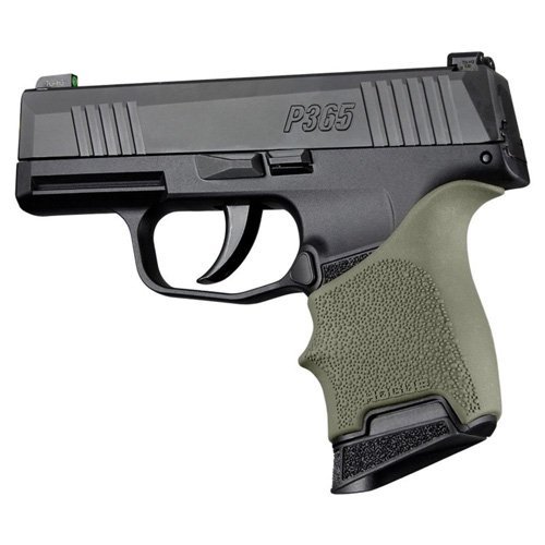 Hogue 18701 HandAll Beavertail Grip Sleeve OD Green Fits Sig Sauer P365