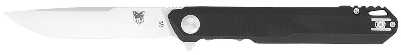 CobraTec CTMONBLK Monarch 3.5" D2 Steel Blade Folding Knife G10 Handle