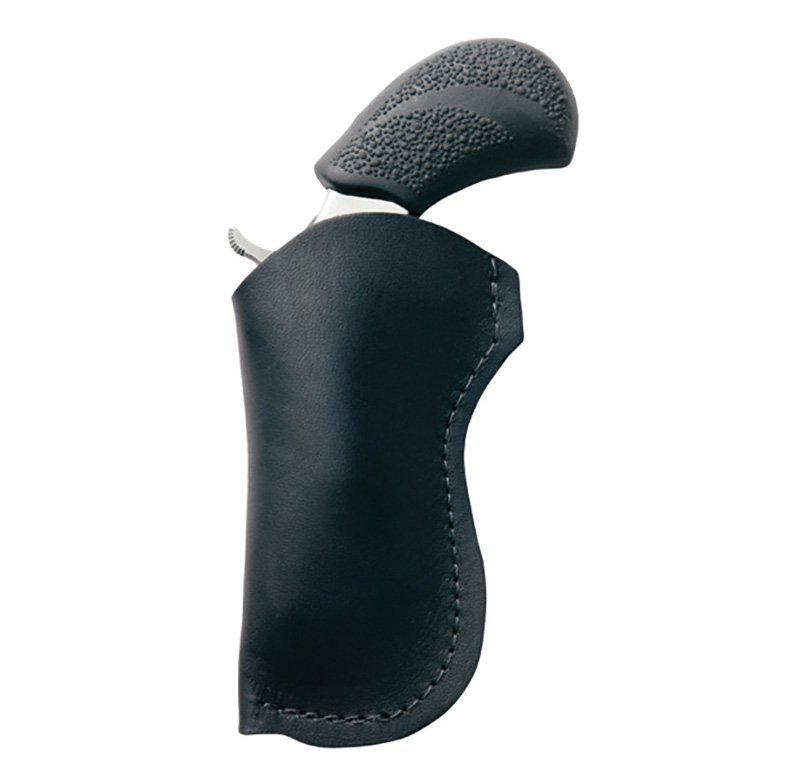 NAA HIP-PUG Inside Pant Holster, Black Leather with Clip