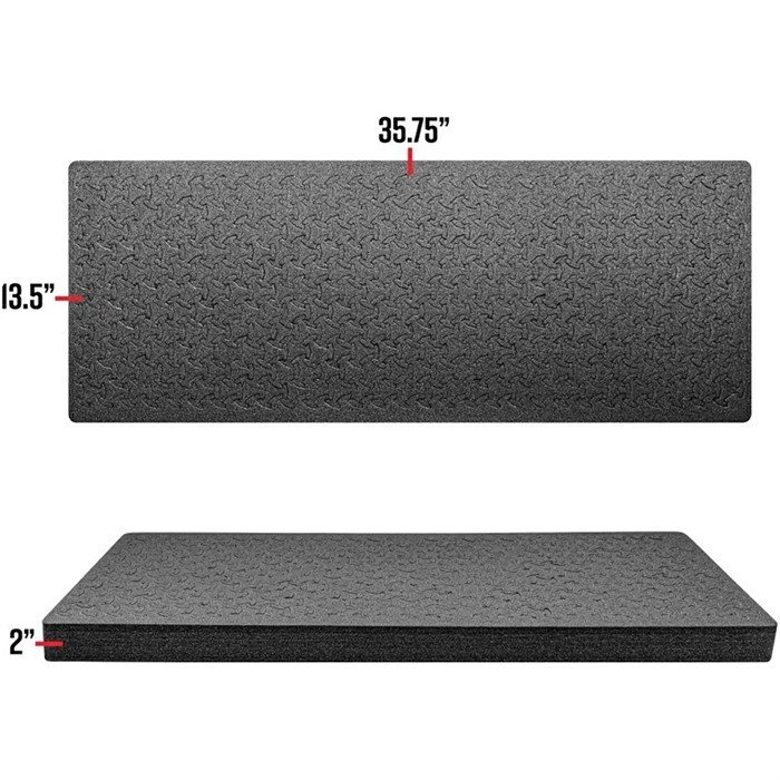 EYLAR RAGAR CROSSLINK FOAM INSERT 35.75"X13.5" FOR HARD RIFLE CASE