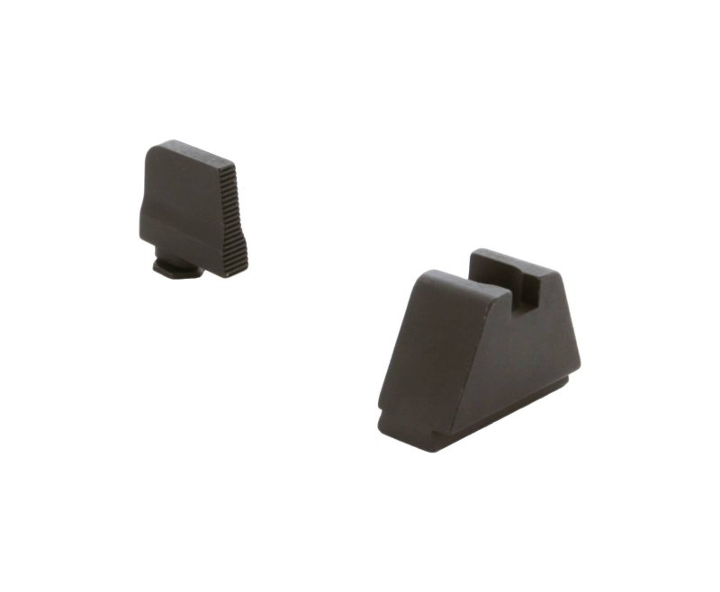 AmeriGlo GL507 Optic Sight Set for Glock 5XL Tall Serrated Black