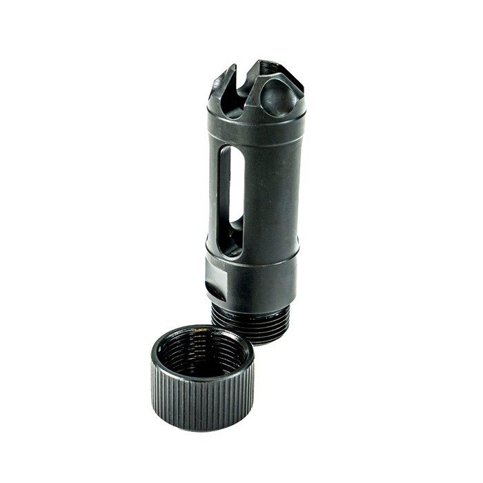 Faxon FFMD9MMPFHSQPQ 9mm Ported Flash Hider Black