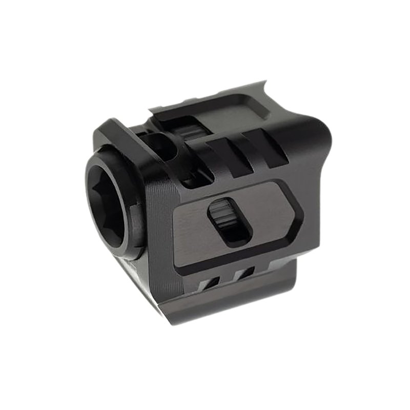 Tyrant CNC TDG43COMPBLK/BLK Black Aluminum 9mm Compensator