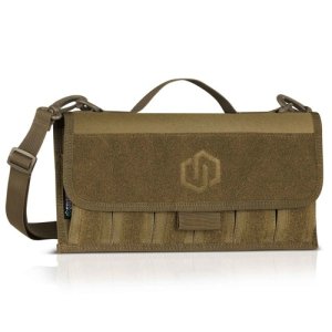 Savior Equipment Single Shoulder Sling 6 Magazine Pistol Pouch - Dark FDE