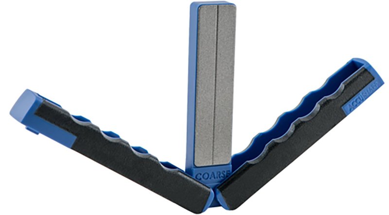 FPI 051C Diamond Grit Paddle Sharpener Coarse 320 Fine 600 Black/Blue