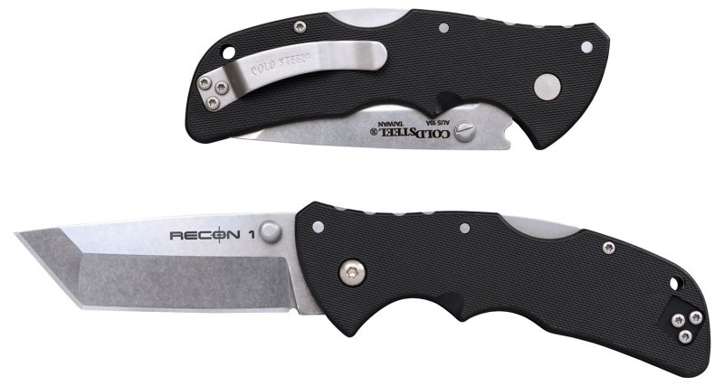 Cold Steel Recon 1 Mini CS27BAT 3 In Tanto AUS-10A GRN Handle