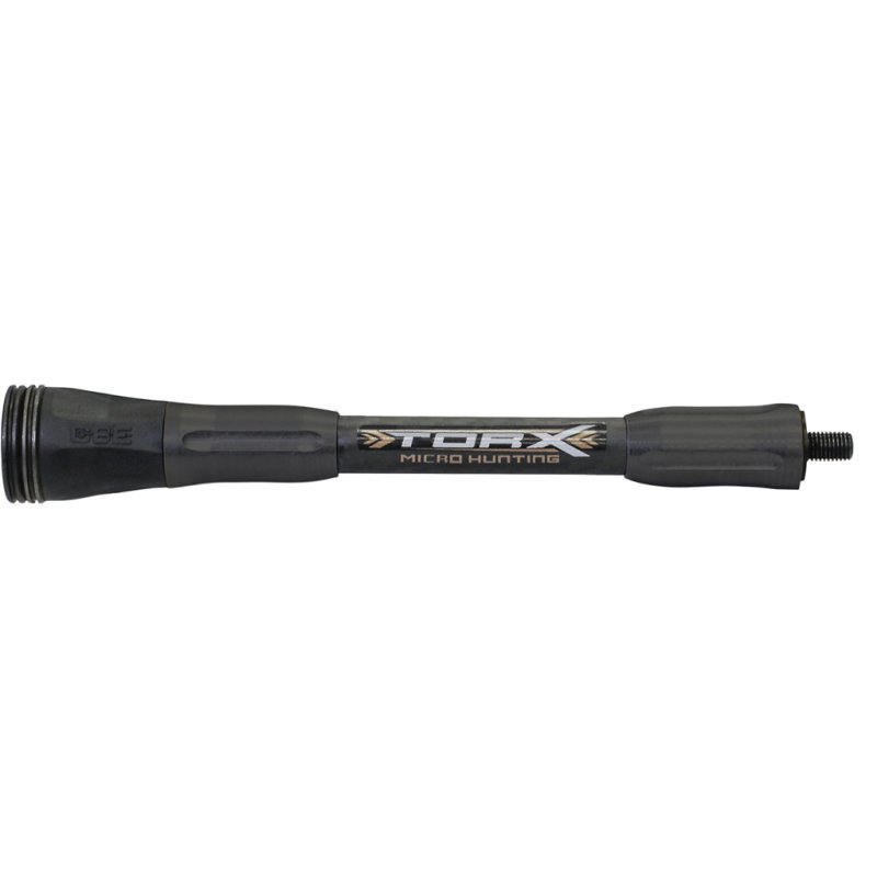 Custom Bow Equipment Torx Micro Stabilizer Black 8 In CBE-SR-TM08