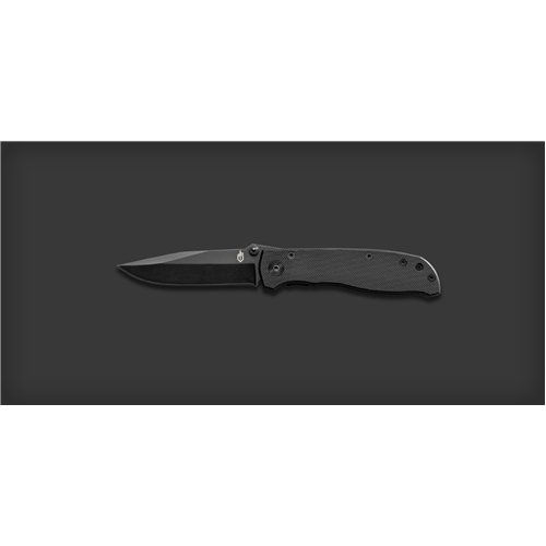 Gerber Air Ranger Folding Knife 3.25in Serrated Black Pocket Clip