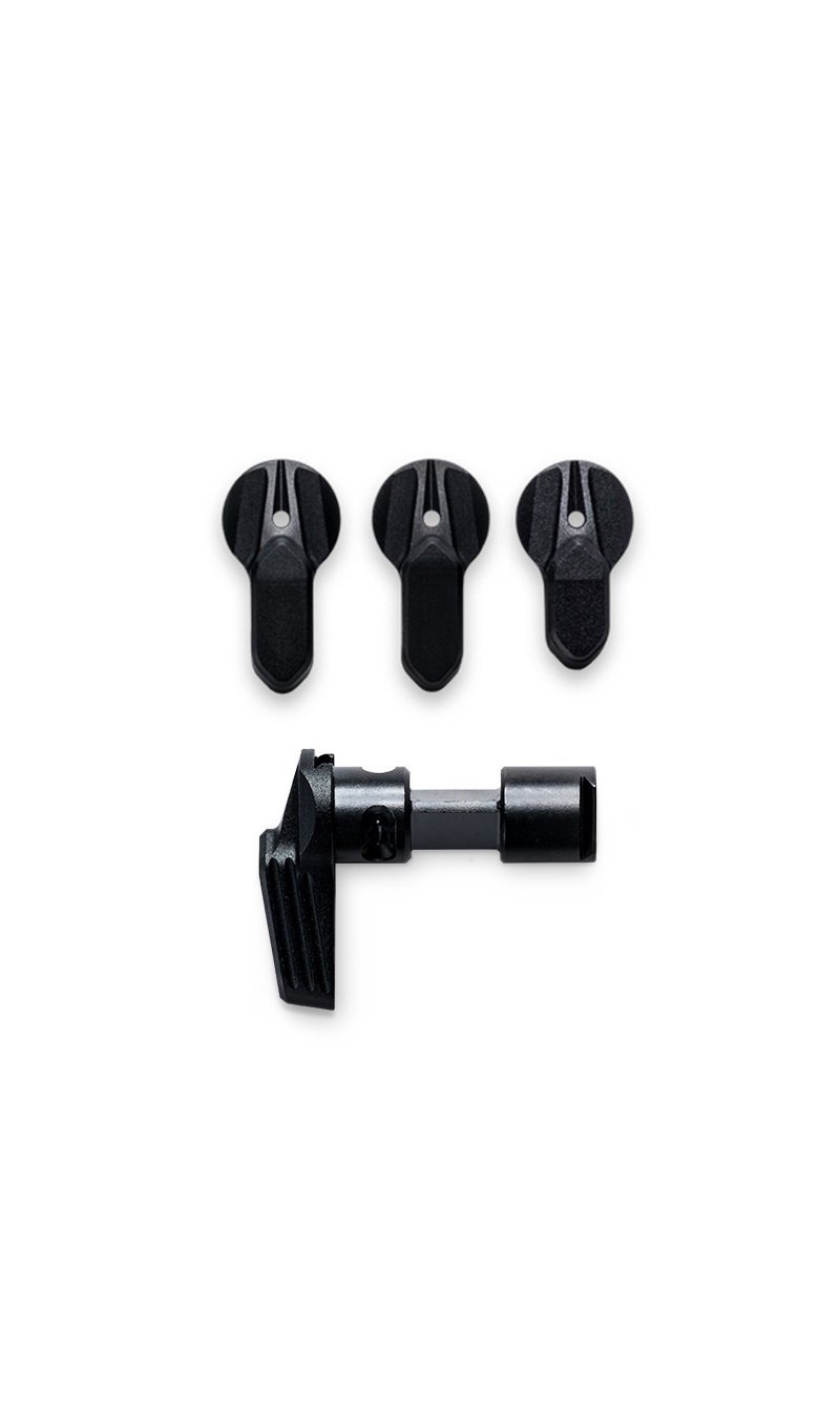 Radian R0013 Talon 45/90 Ambi Safety 4 Lever Kit Black Anodized