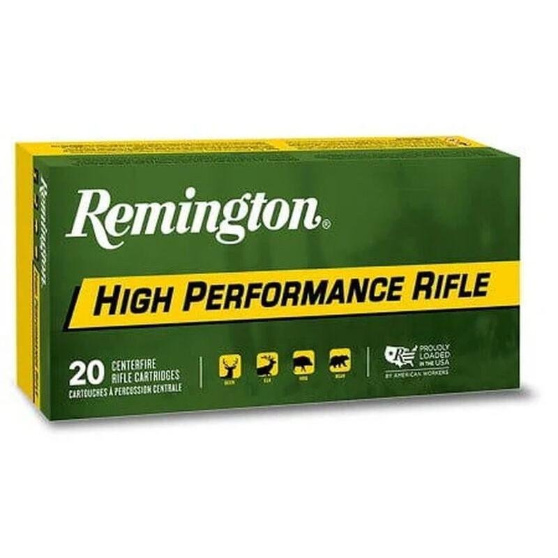 Remington 21463 High Performance Rifle Ammo, 45-70 Govt, 300gr SJHP, 20
