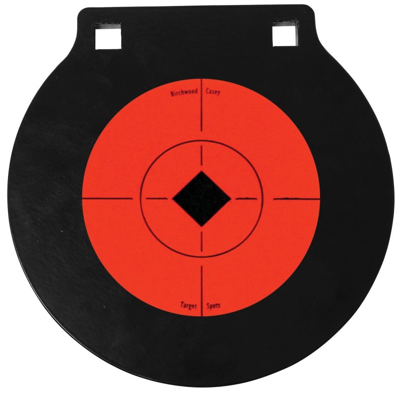 Birchwood Casey 47608 AR500 Steel Target 6 Inch Matte Black Double Hole