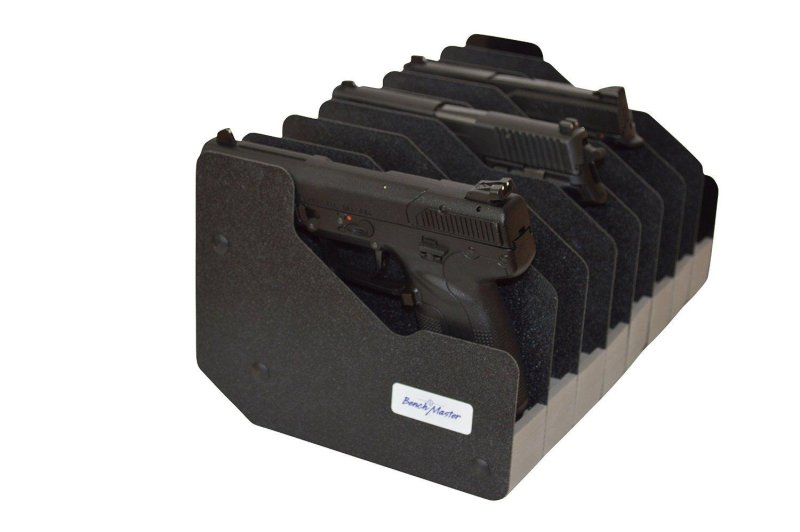Altus BMWRM18 BenchMaster Eight Gun Vertical Pistol Rack, Lightweight